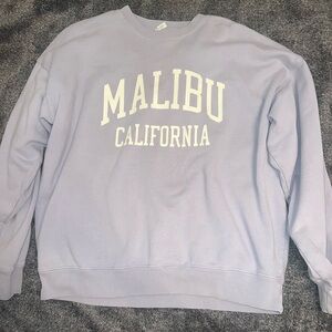brandy melville blue oversized sweatshirt
